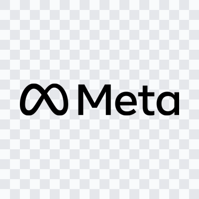 Meta logo png black download
