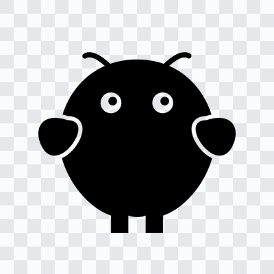 Logo OpenClaw hitam format PNG