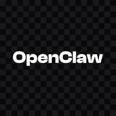 Logo OpenClaw putih format PNG