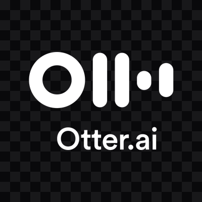 Otter AI white logo in PNG format