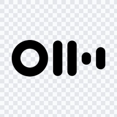 Otter AI black logo PNG