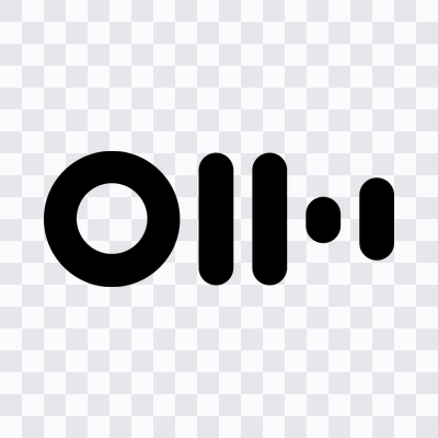 Otter AI black logo in PNG format