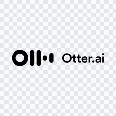 Otter AI black logo PNG