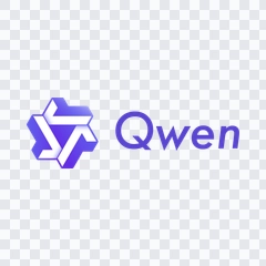 Qwen AI colored logo PNG