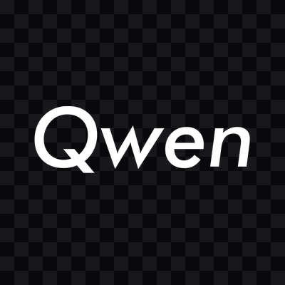 Logo Qwen AI putih format PNG