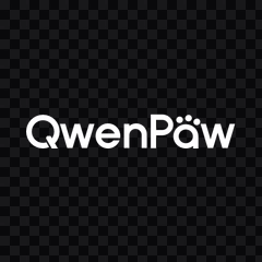 QwenPaw white logo PNG