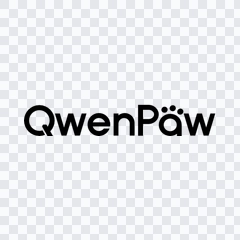 QwenPaw black logo PNG