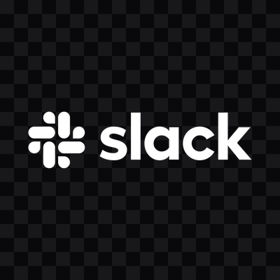 Slack white logo in PNG format