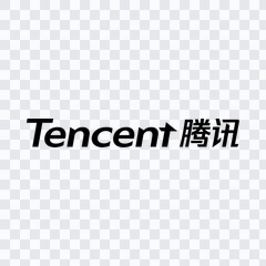 Tencent black logo PNG