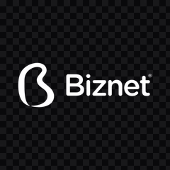 logo Biznet putih PNG