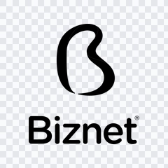 logo Biznet hitam PNG