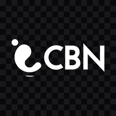 CBN Fiber logo png white download