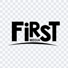 First Media black logo PNG