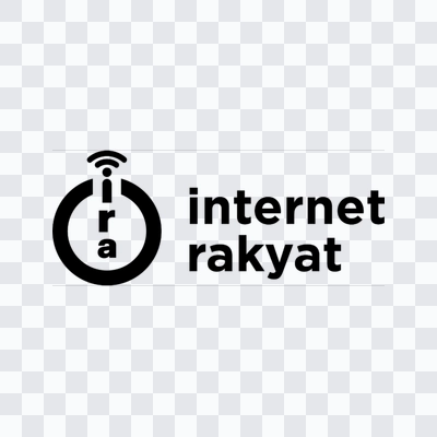 download logo Internet Rakyat hitam png