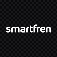 Smartfren white logo PNG