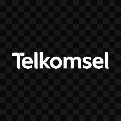 Logo Telkomsel putih format PNG