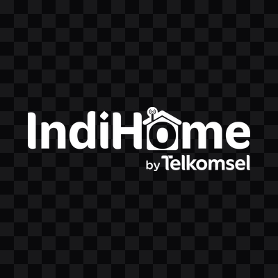 Indihome white logo PNG