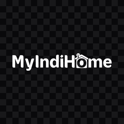 Indihome white logo PNG