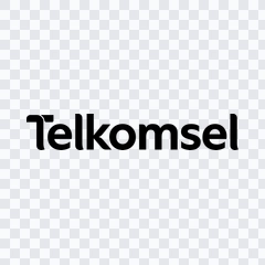 logo Telkomsel hitam PNG