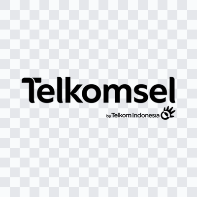 Logo Telkomsel hitam format PNG