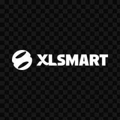 XLSMART white logo PNG
