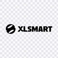 XLSMART black logo PNG
