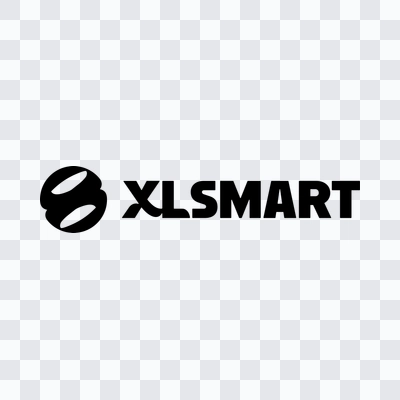XLSMART black logo PNG