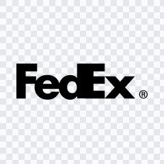 FedEx black logo PNG