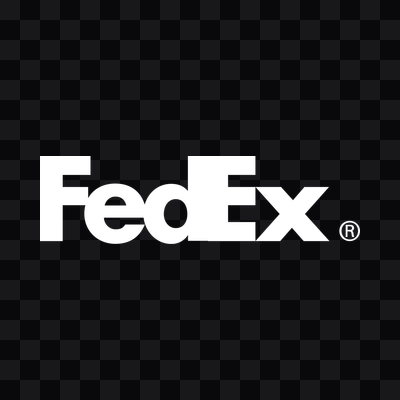 FedEx logo png white download