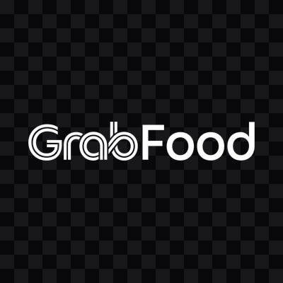GrabFood white logo in PNG format