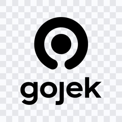 Logo Gojek hitam format PNG