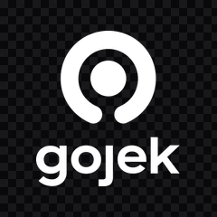 Gojek white logo PNG