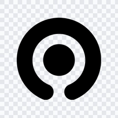 Gojek black icon PNG
