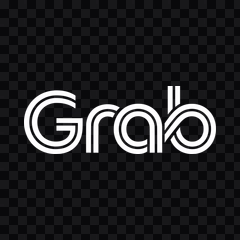 Grab white logo PNG