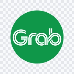 Grab colored logo PNG