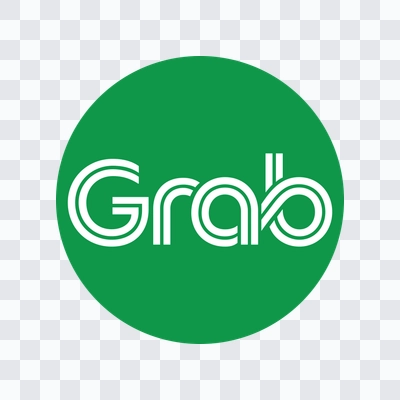 Logo Grab berwarna format PNG
