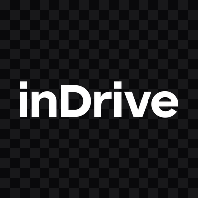 Logo inDrive putih format PNG