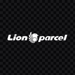 Lion Parcel white logo PNG