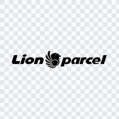 Lion Parcel black logo PNG