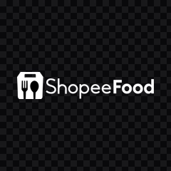logo Shopee Food putih PNG