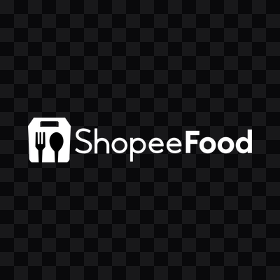 Logo Shopee Food putih format PNG