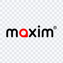 Maxim black logo PNG