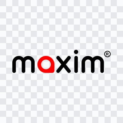 Maxim black logo in PNG format