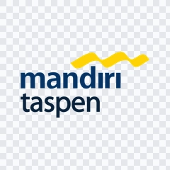 Bank Mandiri Taspen colored logo PNG