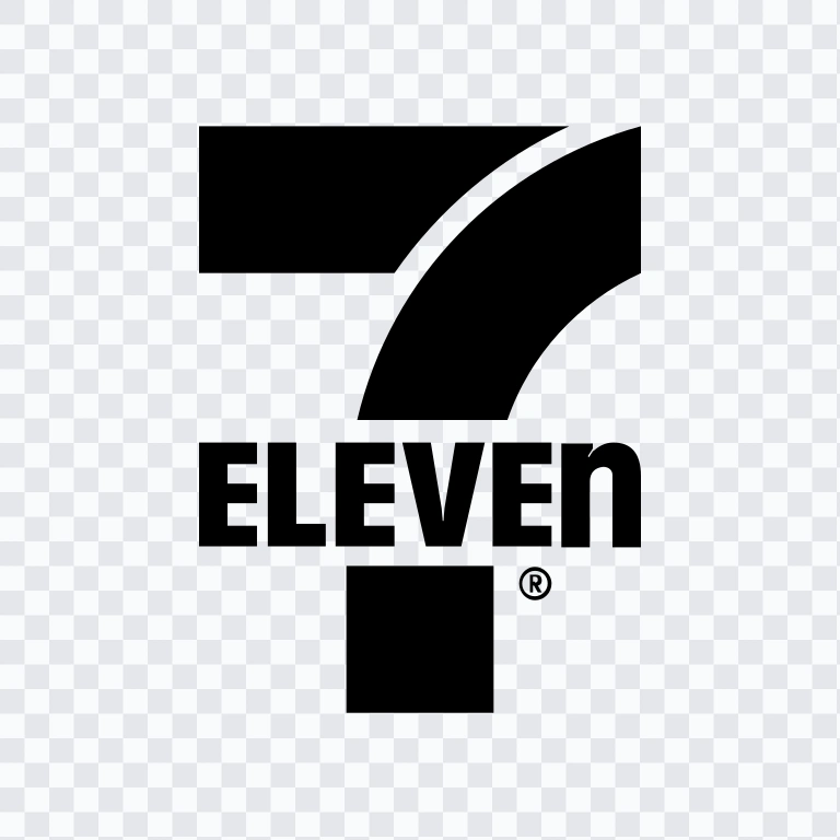 logo 7-Eleven hitam SVG