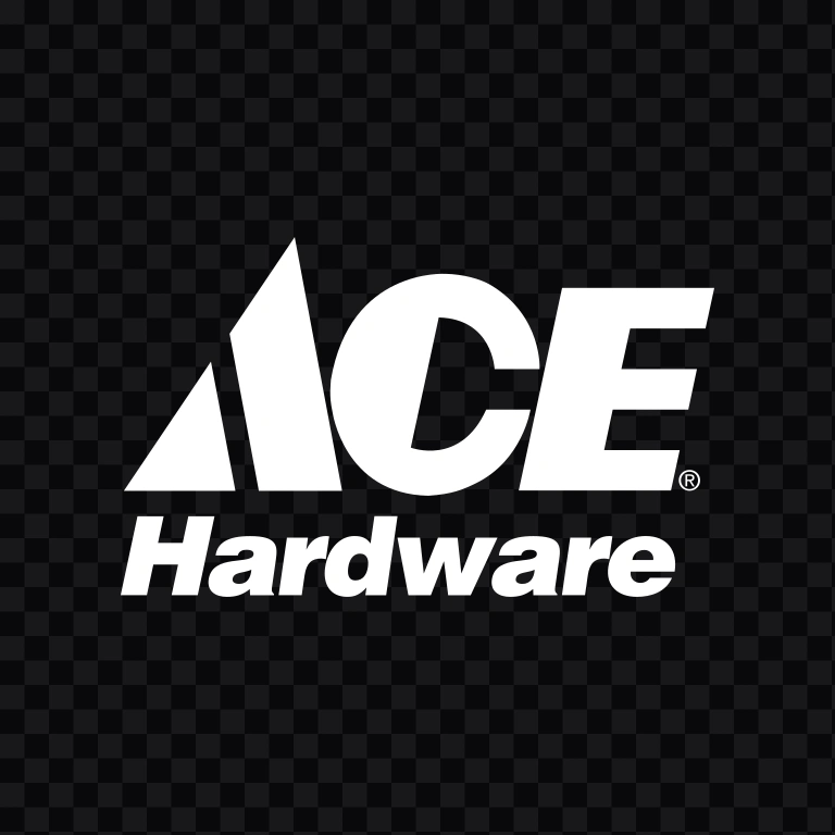 Ace Hardware white logo SVG