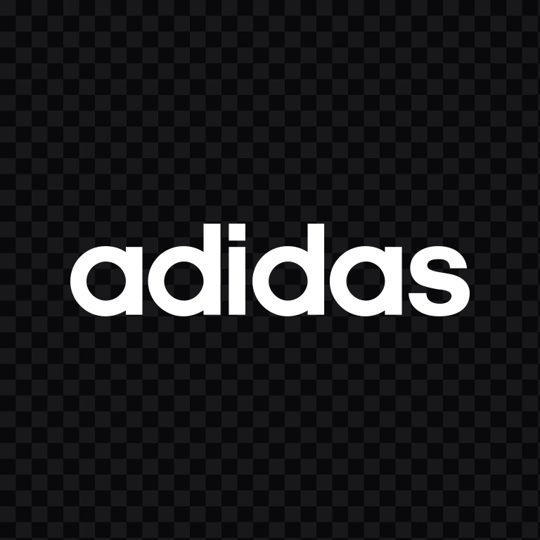 adidas white wordmark SVG