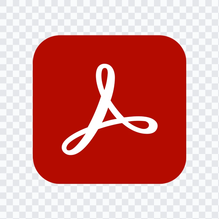 Adobe Acrobat colored logo SVG