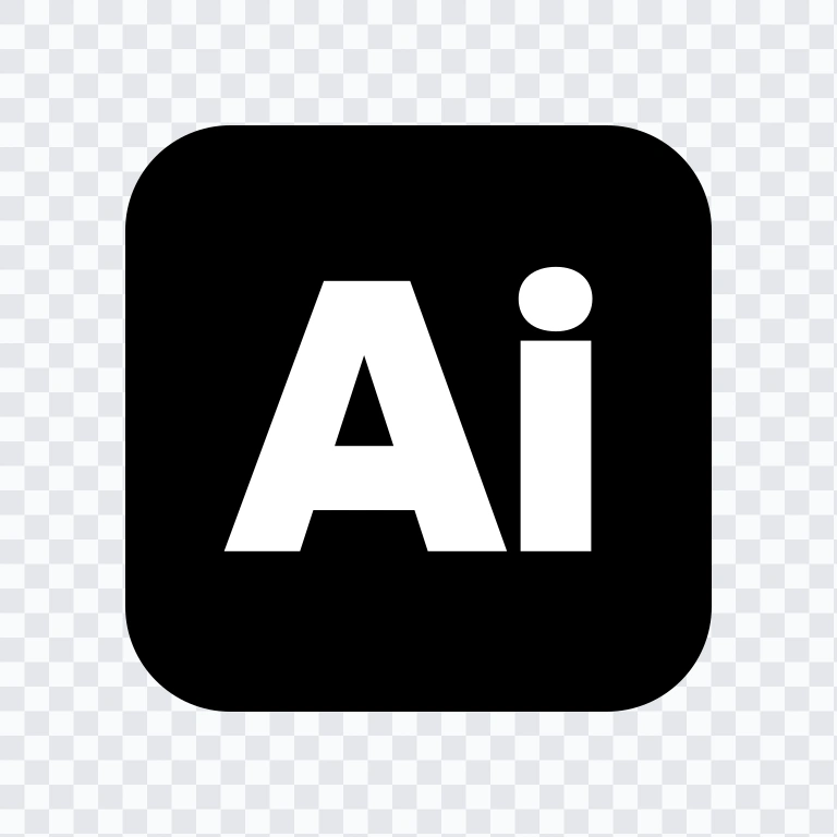 Adobe Illustrator black logo SVG