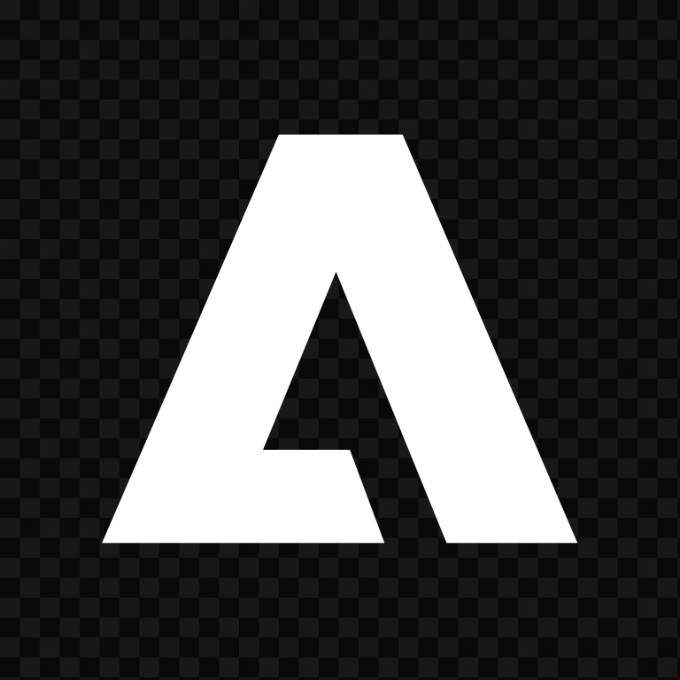 Adobe white icon SVG